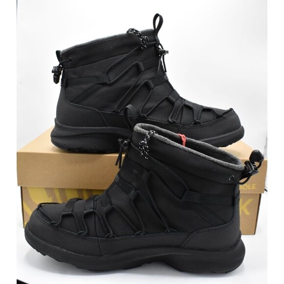 Keen Mens Size 11 Uneek SNK Chukka Triple Black Waterproof Boots Shoes - Picture 13 of 15